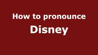 How to pronounce Disney