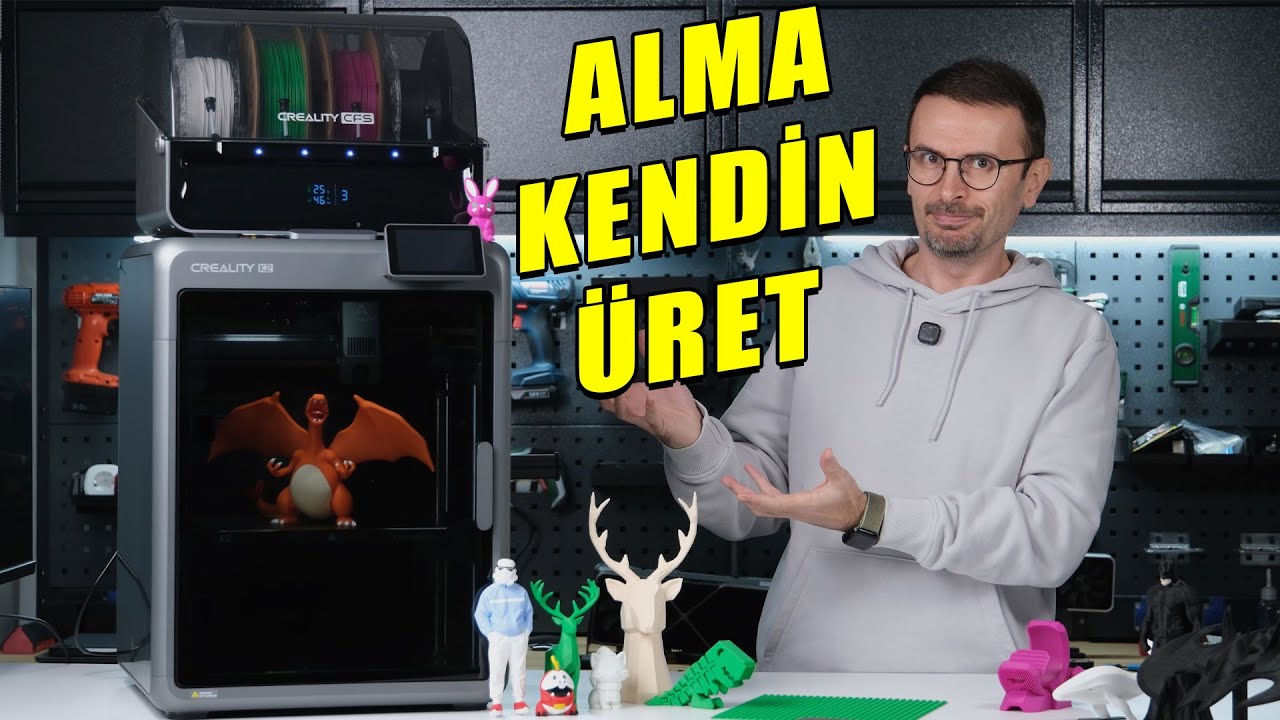 EVDEKİ FABRİKA | 3D YAZICI DEVRİMİ! Creality K2 Combo
