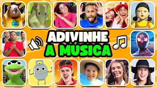 ADIVINHA A MÚSICA DO TIKTOK COM EMOJIS 😃🎵 Quem está cantando? 🎤 Emilly Vick, Pipoca, Tchau Preguiça