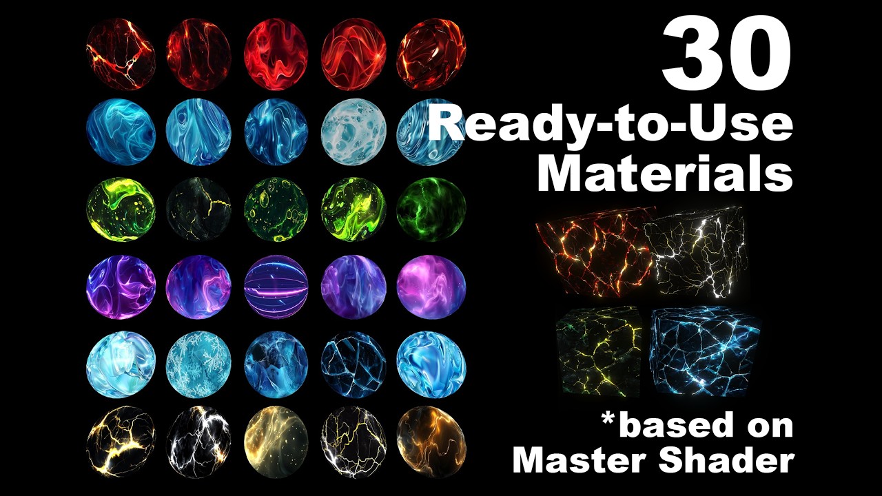 Magic Energy Shaders Pack | Flow, Wave, Pulse, Distortion, Glow (Unity URP)