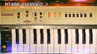 Video thumbnail for SECRETS of the CASIO MT400V Synth REVEALED! by The Raddii Zone