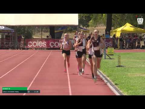 Girls U15 800m Final: 2024-25 State Combined Event Championships