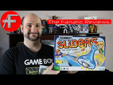 The Fanatic Reviews: Sorry! Sliders - a shuffleboard-like dexterity game by Parker Bros.