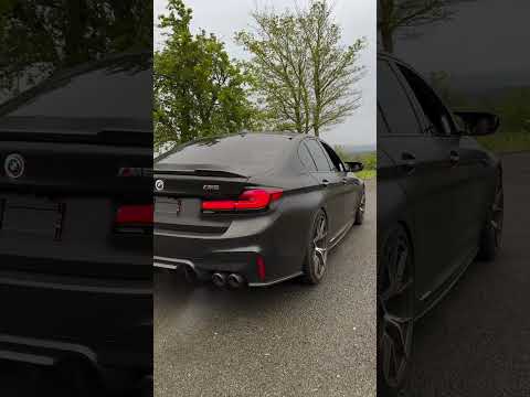 BMW M5 exhaust Akrapovic sound😍 #m5f90 #m5 #akrapovic