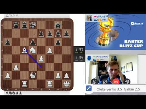 What a checkmate! | GM Oleksiyenko vs. GM Galkin: Banter Blitz Cup