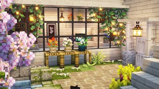 [Minecraft] 🌿🌼 Aesthetic Underground House Tutorial / Mizuno&#39;s 16 Craft Resource Pack