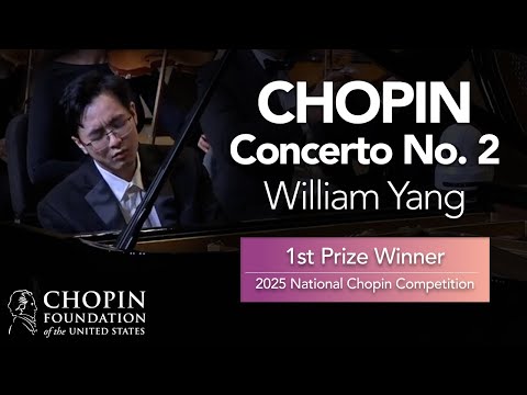 WILLIAM YANG – Piano Concerto No. 2 in F minor, Op. 21 (11th National Chopin Competition, finals)
