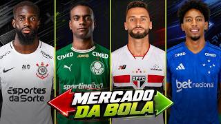+13 TRANSFERÊNCIAS E RUMORES DO MERCADO DA BOLA DO FUTEBOL BRASILEIRO E EUROPEU 2026