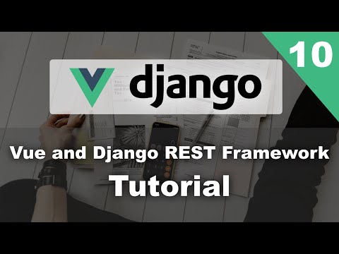 Invoice Web App - Django and Vue Tutorial Part 10 - Django Rest Framework and Vue CLI thumbnail