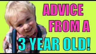 ADVICE FROM A 3 YEAR OLD! | Colleen&#39;s Corner