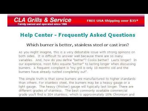 Cast Iron Vs. Stainless Steel Barbecue Grills