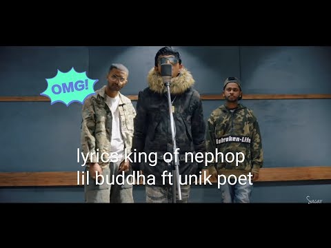 SACAR aka lil buddha ft  Uniq Poet lyric video   King Of Nephop low
