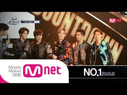 Mnet [엠카운트다운] Ep.386 : No.1 of the week, B1A4 - SOLO DAY @MCOUNTDOWN_140724