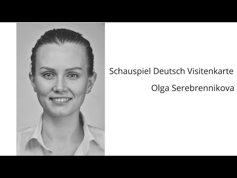 actress Olga Serebrennikova, Deutsch, autumn 2021