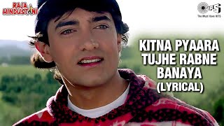 Kitna Pyaara Tujhe - Lyrical  Aamir Khan  Karisma 