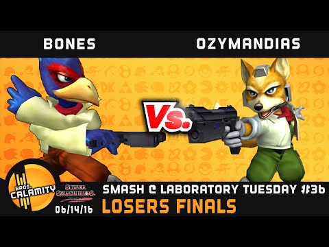 S@LT #36 | Bones (Falco) vs Ozymandias (Fox) - Losers Finals - SSBM