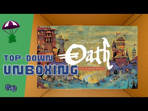 Oath: Chronicles of Empire & Exile Unboxing / Premium Component Version Board Game