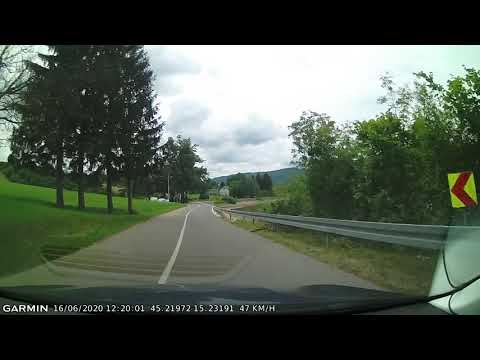 DRIVE #1118: Ogulin-Sabljak Selo-Zagorje (Croatia) (timelapse 4x) *Read Description*