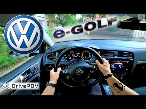 VW e-Golf Facelift 38.5kWh 2017 | 136HP-290NM | POV TEST DRIVE, POV ACCELERATION, REVIEW | #DrivePOV