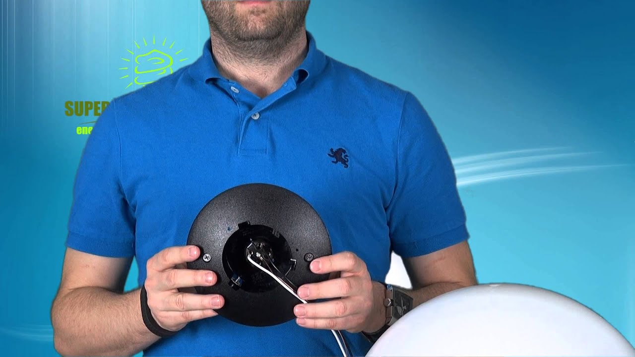 How to Install Neckless Plastic Globe on a Pole Fitter Clamp