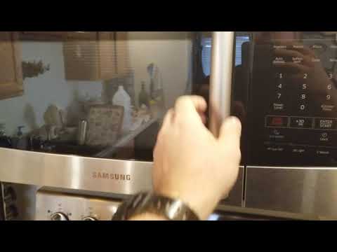 Samsung Microwave turns on by itself