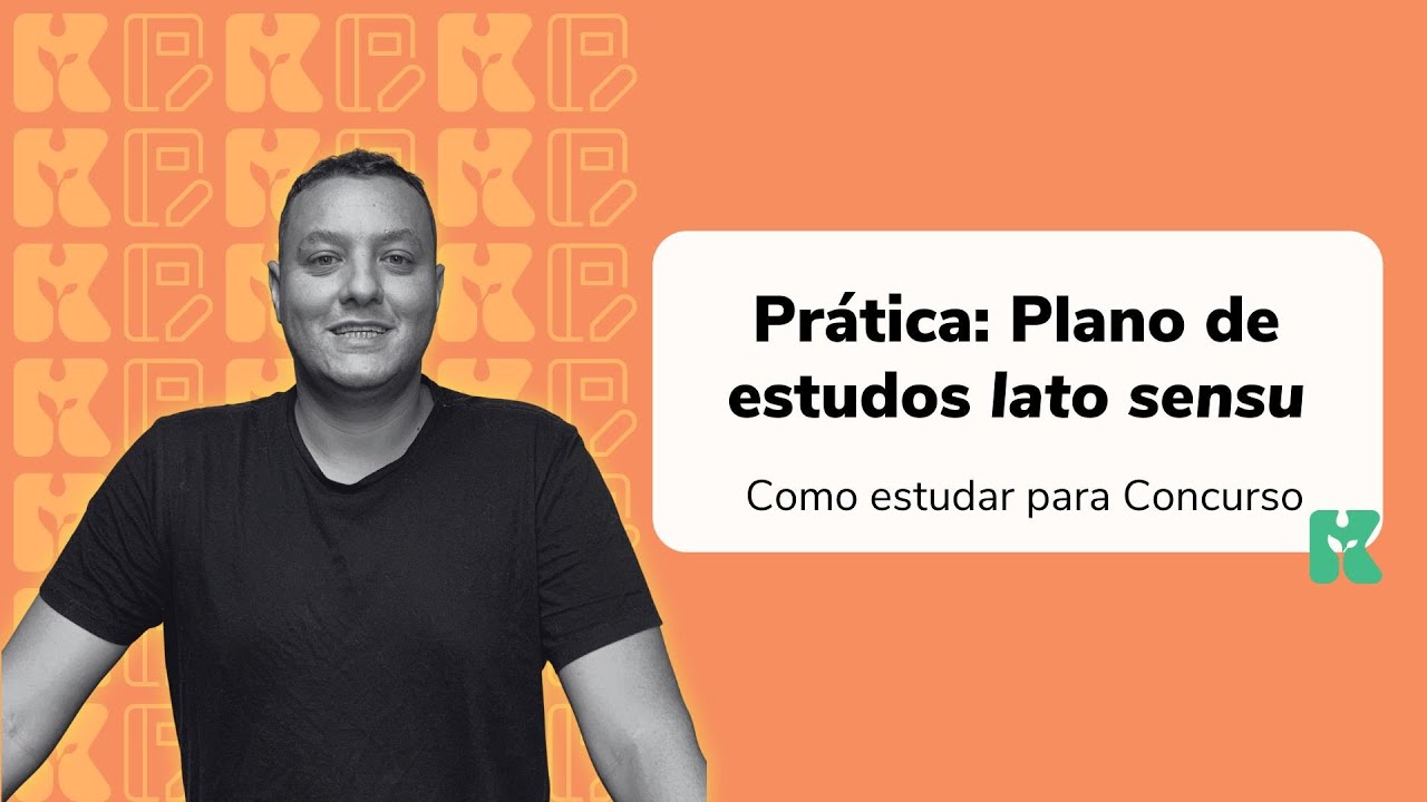 Prática: plano de estudos lato sensu | Como estudar para Concursos | Claudio Matos | Aula 04