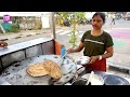 Hardworking Lady Makes Best Parathas Indian Street Food Surat Street Food Sai Surati Paratha