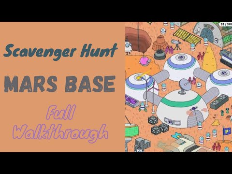 Scavenger Hunt - Mars base -  Level 4 Gameplay 🔍
