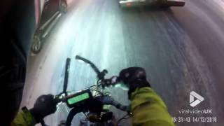 faze tari biciclist pe gheata