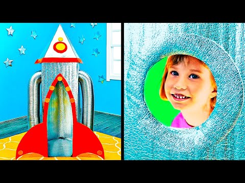 סרטון הדרכה להכנת משחקים נפלאים מקרטון לילדים