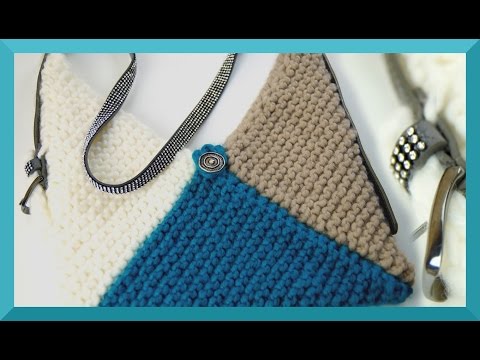 KNITTING A BAG FOR BEGINNERS EASY | CHANNEL CROCHET AND KNITTING