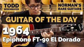 Video thumbnail for Guitar of the Day: 1964 Epiphone FT-90 El Dorado | Norman's Rare Guitars by Normans Rare Guitars
