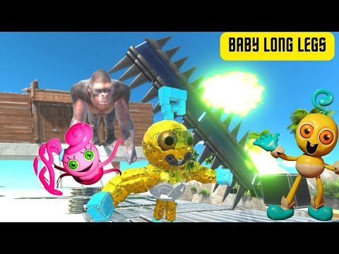 ARBS UNITS + POPPY PLAYTIME CHARACTERS + WORKSHOP UNITS SPIKE TRAP - WHO PASS? - ARBS