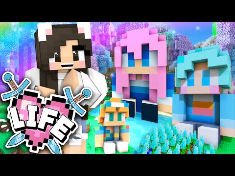 💙Building YouTuber Statues! Minecraft X Life Ep.17