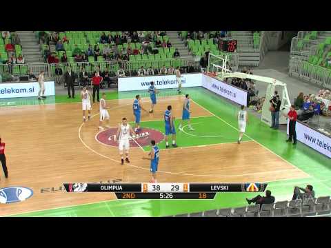 ABA Liga 2014/15, Round 12 match: Union Olimpija - Levski (13.12.2014)