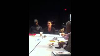 Director Jasmine Guy Speaks At Mountaintop Rehearsal