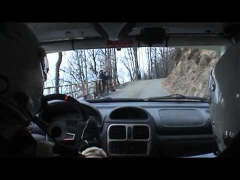 Cameracar Rally dei Laghi 2013 Saredi-Patritti Clio N3  3°di classe   6°tempo assoluto PS9