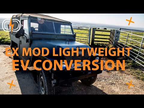 Land Rover Ex ARMY MOD lightweight EV conversion