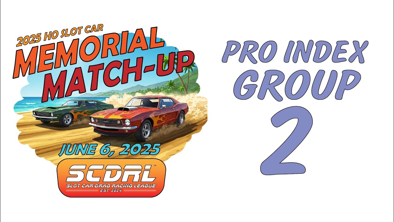 SCDRL Memorial Match Up Pro Index Group 2
