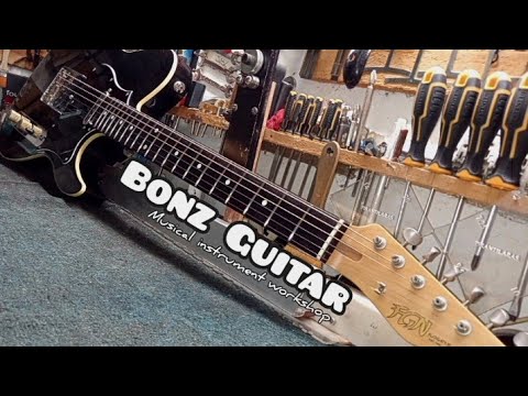 FGN Fujigen - Refret Hosco - Custom bone nut - Upgrade pickup @bonzguitar