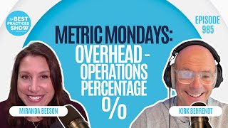 985: Metric Mondays: Overhead – Operations Percentage – Miranda Beeson