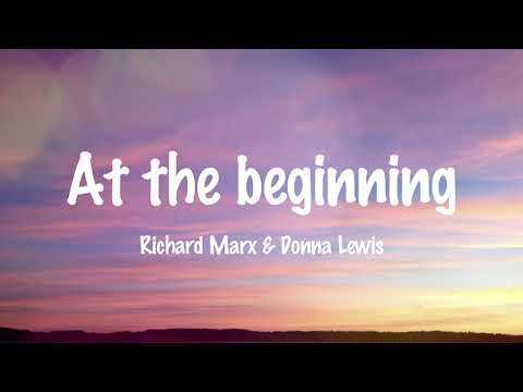At The Beginning - Richard Marx & Donna Lewis (Lyrics)