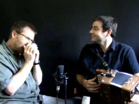 Button Box & Harmonica: Tim Edey & Brendan Power jam out on a couple of tunes.