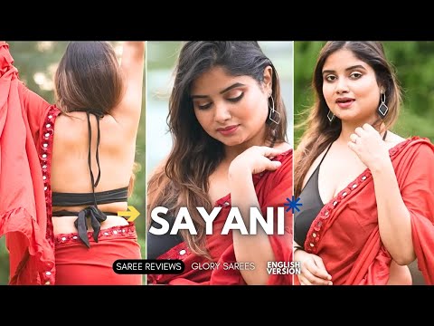 Curvy Bong (SAYANI) Saree Lover | Generic Brand Try‑On 2025 | Indoor Fashion Review 4K(ENGLISH VER)
