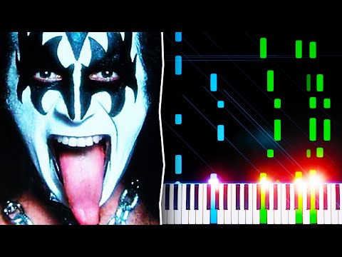 KISS - I Was Made For Lovin' You - Piano Tutorial