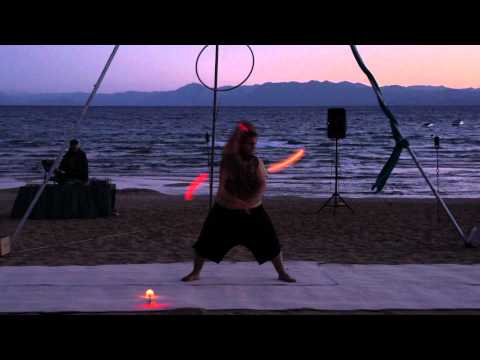 Jonathan Alvarez ~ 3 Pod Poi ~ Lake Tahoe Flow Arts Festival ~ 2013