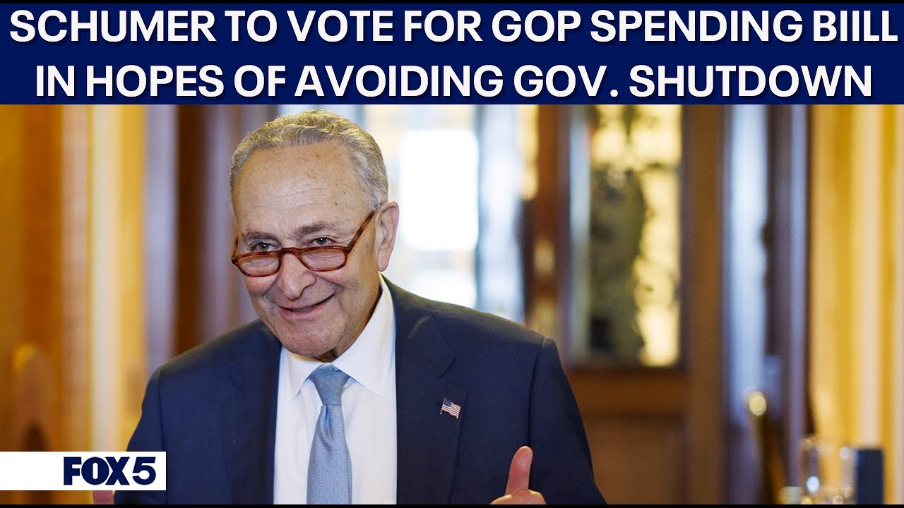 Chuck Schumer to vote for GOP spending bill in hopes of avoiding government shutdown | DC News Today