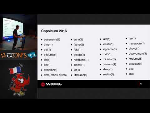 Case studies of sandboxing base system with Capsicum - Mariusz Zaborski