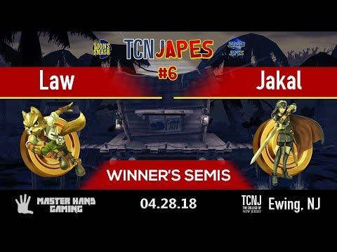 TCNJapes 6 - Jakal (Shiek, Lucina) vs Law (Fox) - Winner's Semifinals