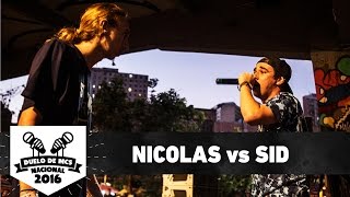 Nicolas (RS) vs Sid (DF) (Semifinal) - Duelo de MCS Nacional 2016 - 20/11/16